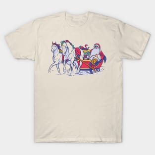 Unicorn Santa T-Shirt